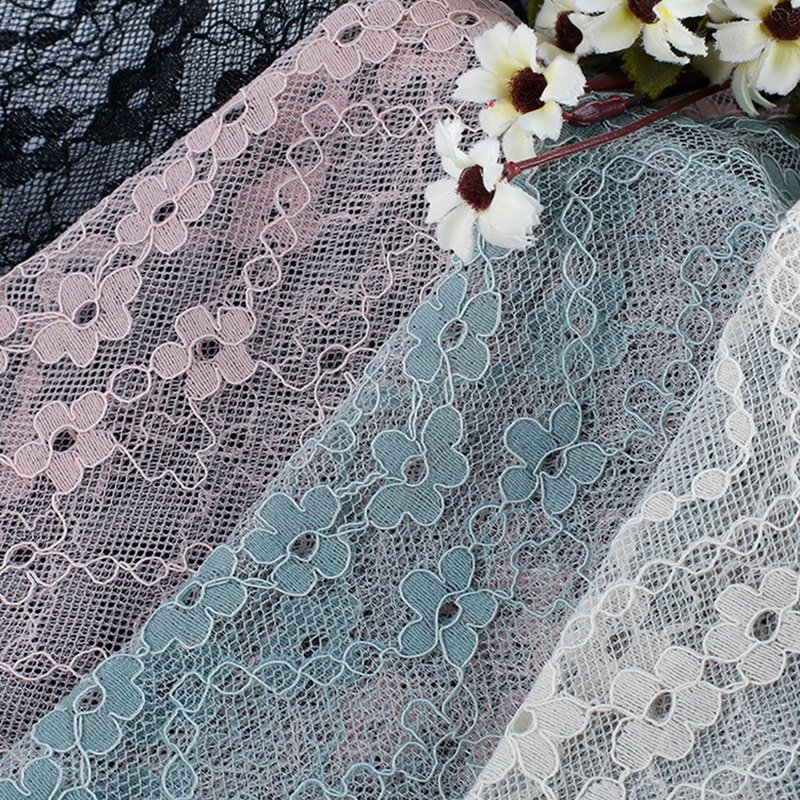 Lace Fabric Dress Evening Nylon for Women's Wear Wholesale Supplier 7
